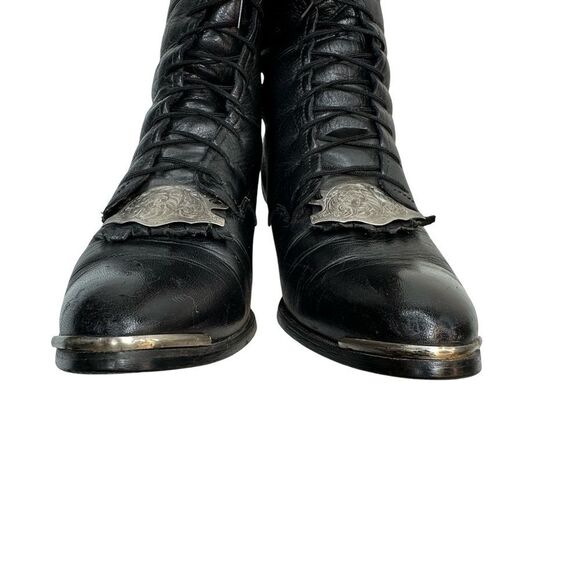 Vintage 🖤 leather boots size 8 - Picture 10 of 13